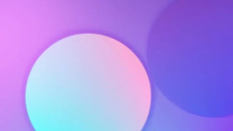 Abstract Gradient Seamless Loop with Soft Pastel Circles Background Stockbeeldmateriaal 313113149