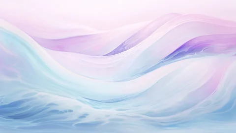 Abstract Gradient Seamless Looped Animation Background. flowing Fluid waves. Stock Footage 257349304