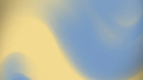 Abstract Gradient Shape Flowing in Soft Blue and Yellow Background Stock-Footage 335179537