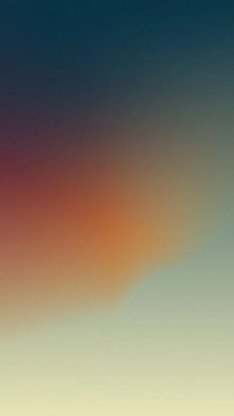 Abstract gradient with soft blur and grain. Deep blue to warm orange tones Stockbeeldmateriaal 309701558