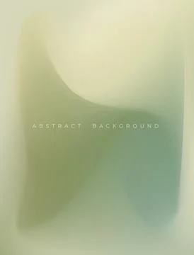 Abstract gradient soft cloud background in pastel green tones Stock Illustration