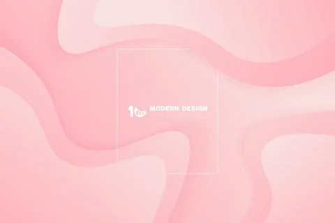 Abstract gradient soft pink pastel minimal shape design background. Illustrazione stock