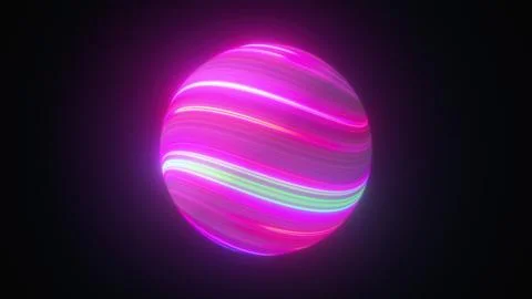 Abstract gradient sphere Stock Illustration