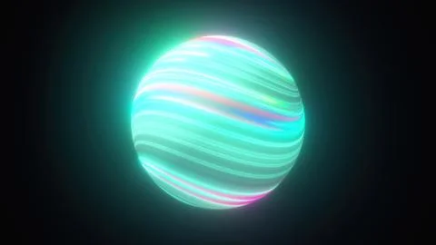 Abstract gradient sphere Stock Illustration