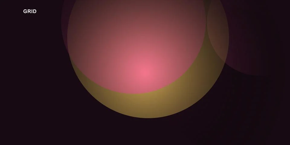 Abstract gradient sphere with light effect Stock Illustration