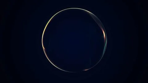 Abstract gradient sphere with smooth orange and green plasma light forming .. Stock Illustration