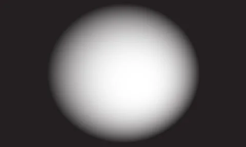 Abstract Gradient Sphere with Soft Lighting on Dark Background 스톡 일러스트