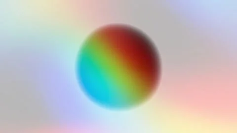 Abstract Gradient Sphere on Soft Pastel Background. The colors blend seamlessly Stock Footage 279137431