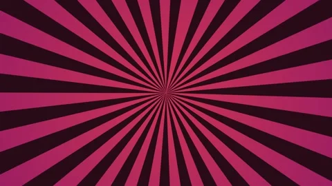 Abstract Gradient Sunburst Animation Background. Retro ray pattern loop. Stock Footage 264519554