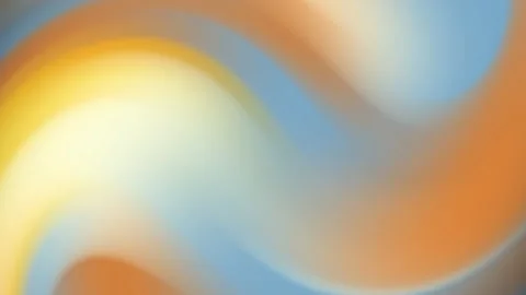 Abstract gradient of swirling orange blue and yellow colors. Vidéo 333835066