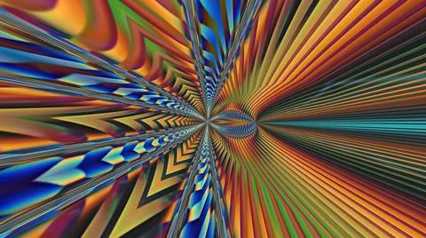 Abstract gradient textural fantasy linear background. Stock Illustration