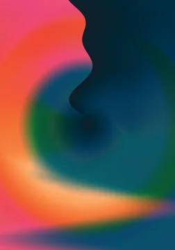 Abstract gradient texture background used in interior design. Stock Photos
