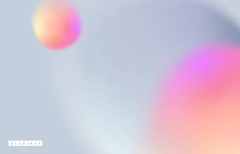 Abstract gradient vector background. Minimal pattern banner with 3d wave liquid 스톡 일러스트