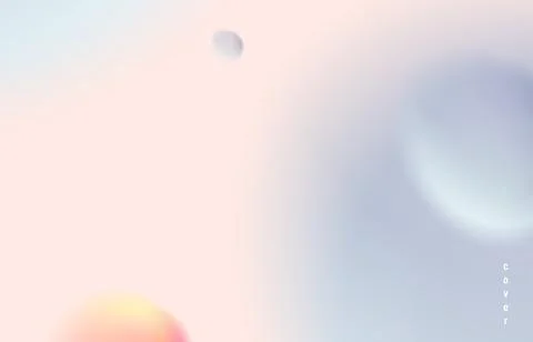 Abstract gradient vector background. Minimal pattern banner with 3d wave liquid Stock Illustration