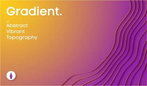 Abstract gradient vector background. Paper cut 3d background in yellow and イラスト素材