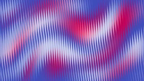 Abstract gradient wave animation vibrant red and blue motion background Stock Footage 330455703