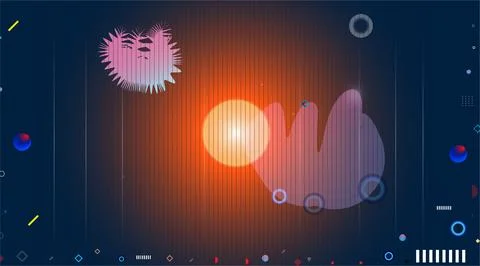 Abstract gradient wave background. Gradient fluid shapes composition. Beaut.. Foto stock