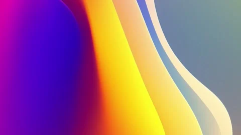 Abstract Gradient Wave Background lines or Textures in Looped Animations Stock Footage 288434580