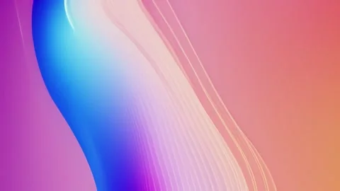Abstract Gradient Wave Background lines or Textures in Looped Animations Stock Footage 288435385