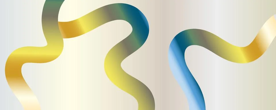 Abstract gradient wave bold multicolored wavy stripes line web background イラスト素材