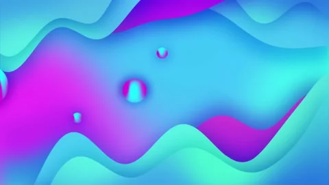 Abstract gradient wave. Video stock 155364208