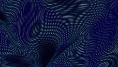 Abstract gradient wave of particles. Digital background. Futuristic vector Illustrazione stock