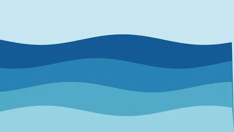 Abstract gradient wave pattern design with layered blue tones 스톡 일러스트
