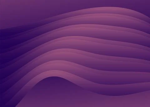 Abstract gradient waves background and folds. 3D illustration in gentle paste Illustrazione stock