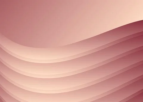 Abstract gradient waves background and folds. 3D illustration in gentle paste Stock Illustration