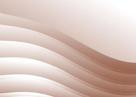 Abstract gradient waves background and folds. 3D illustration in gentle paste イラスト素材