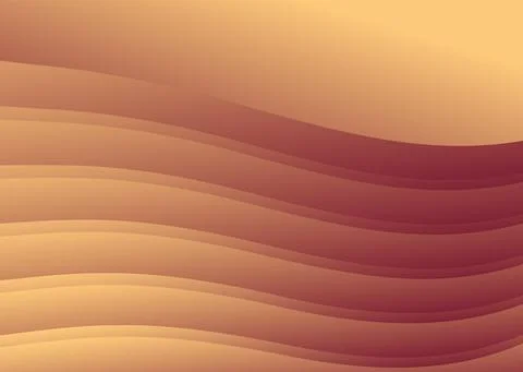 Abstract gradient waves background and folds. 3D illustration in gentle paste Ilustración de archivo