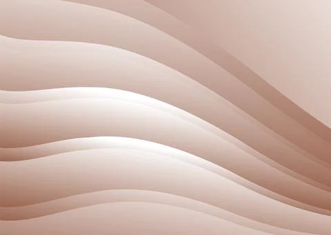 Abstract gradient waves background and folds. 3D illustration in gentle paste Ilustración de archivo