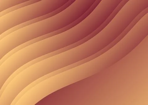 Abstract gradient waves background and folds. 3D illustration in gentle paste Ilustración de archivo