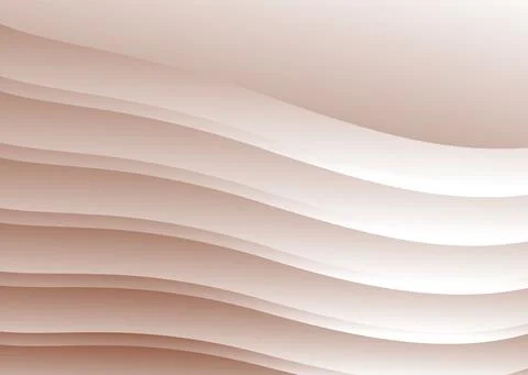 Abstract gradient waves background and folds. 3D illustration in gentle paste Ilustración de archivo