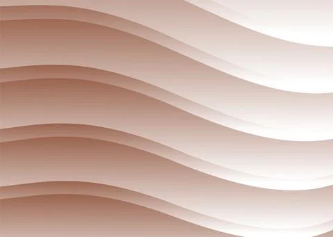 Abstract gradient waves background and folds. 3D illustration in gentle paste Stock Illustration