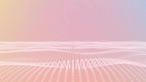 Abstract Gradient Waves Background Stock Photos