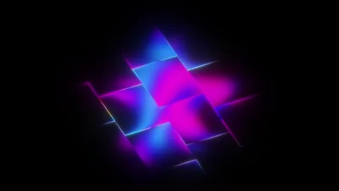 Abstract Gradient Waves Deep Glow Effects 4K Motion Graphics Animation 動画素材 346613977