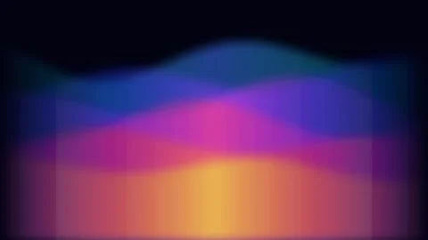 Abstract gradient waves featuring smooth transitions of blue and purple Video stock 335117259