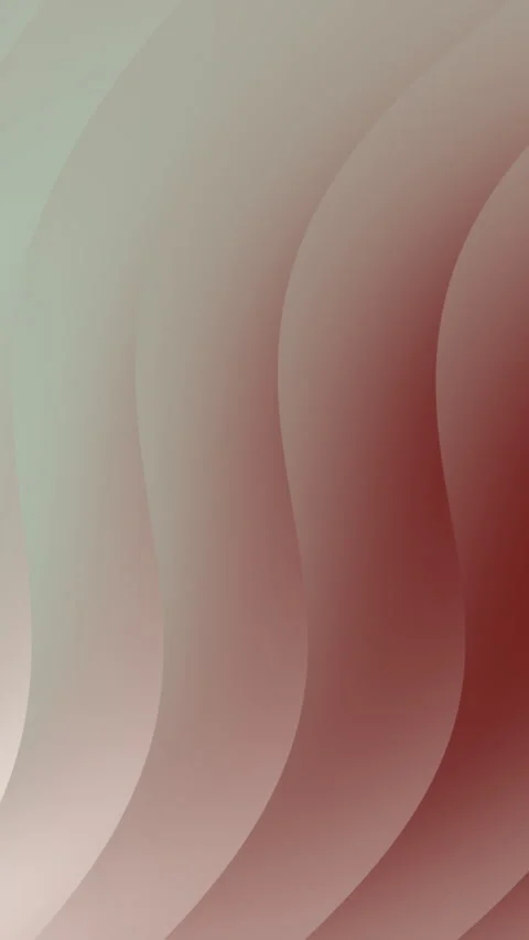 Abstract Gradient Waves Flowing Across Soft Red and Gray Background Stock Footage 334908327
