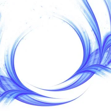 Abstract gradient waves Stock Illustration