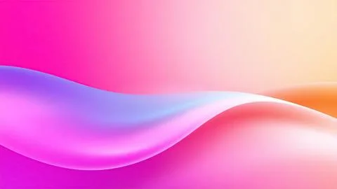 Abstract gradient waves Stock Illustration