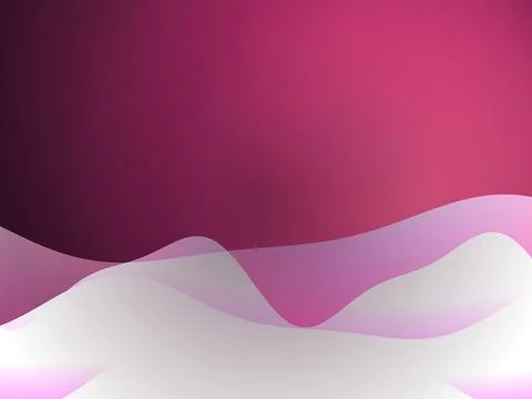 Abstract Gradient Waves Stock Illustration