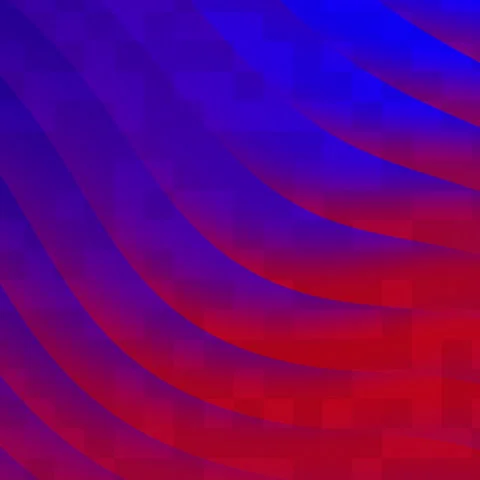 Abstract Gradient Waves Motion Background Red Blue Smooth Flowing Curves Video stock 342534029