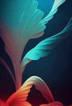 Abstract gradient waves pattern Stock Illustration