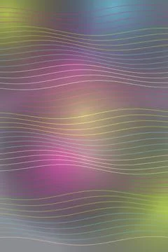 Abstract Gradient Waves Pattern Stock Photos