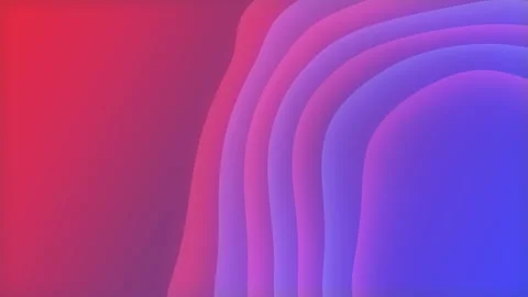 Abstract Gradient Waves in Shades of Red, Pink, and Blue Creating a Captiva.. Stock Footage 302250553