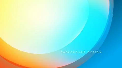 Abstract gradient waves, vibrant colors blend smoothly. Light shades transition Stockillustratie