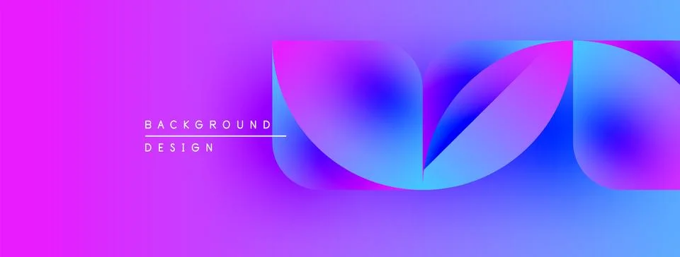 Abstract gradient waves, vibrant pinks, blues create dynamic background. Modern Stock Illustration