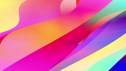 Abstract gradient wavy line colorful or liquid background.4k seamless loop Stock Footage 170410632
