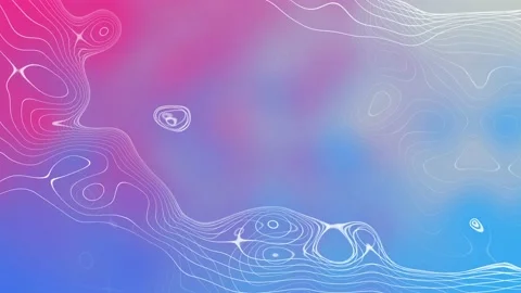 Abstract gradient wavy line motion background Stock Footage 158918429